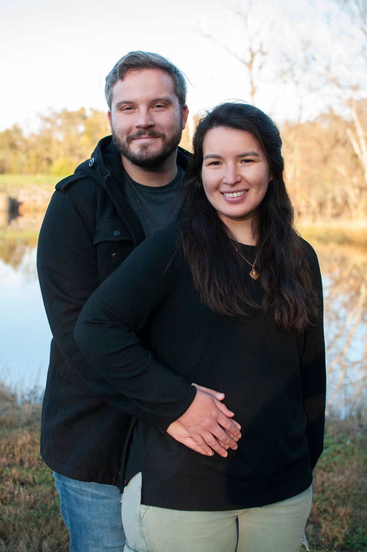 Couple photo outside