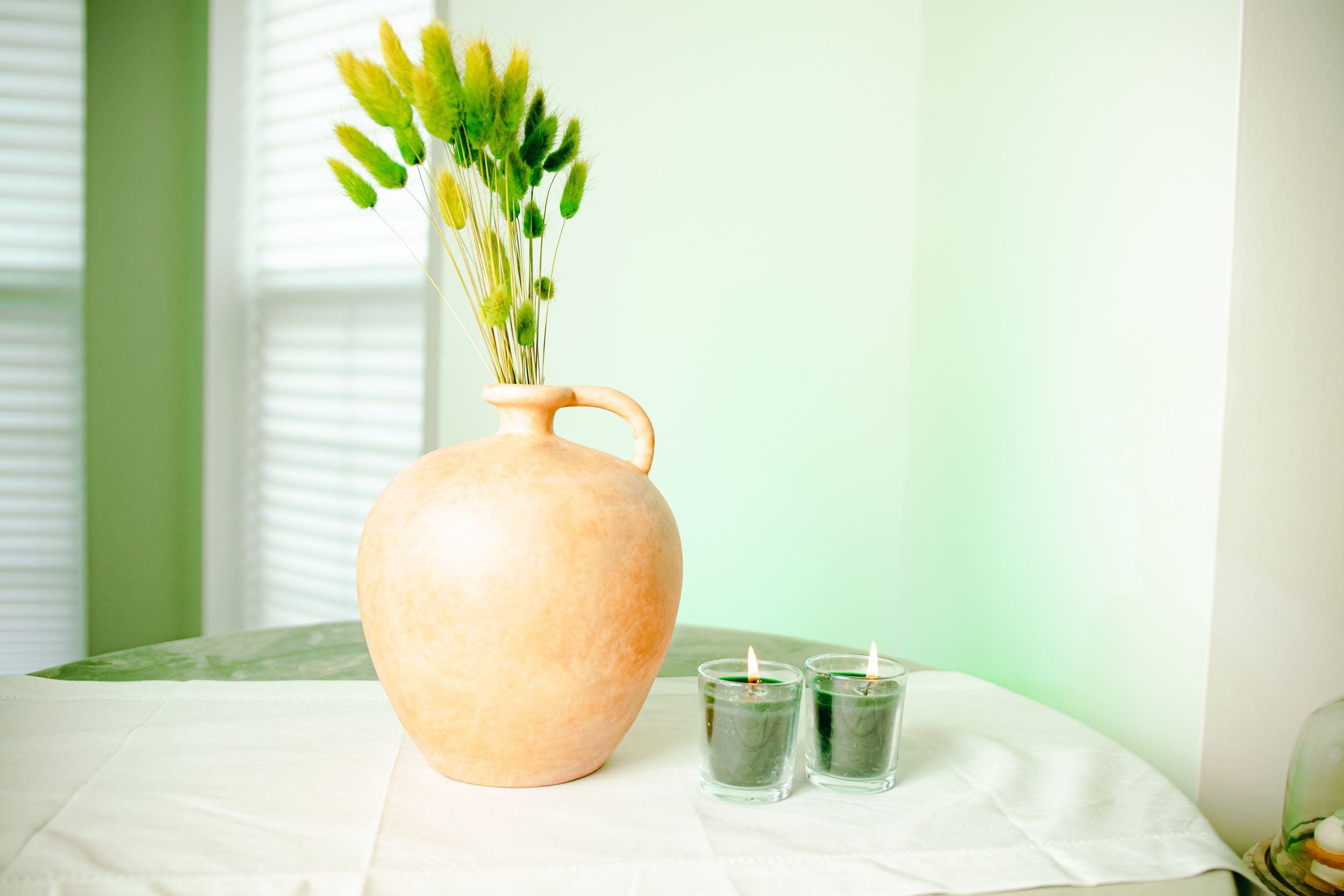 lifestyle product photo of home decor items.
