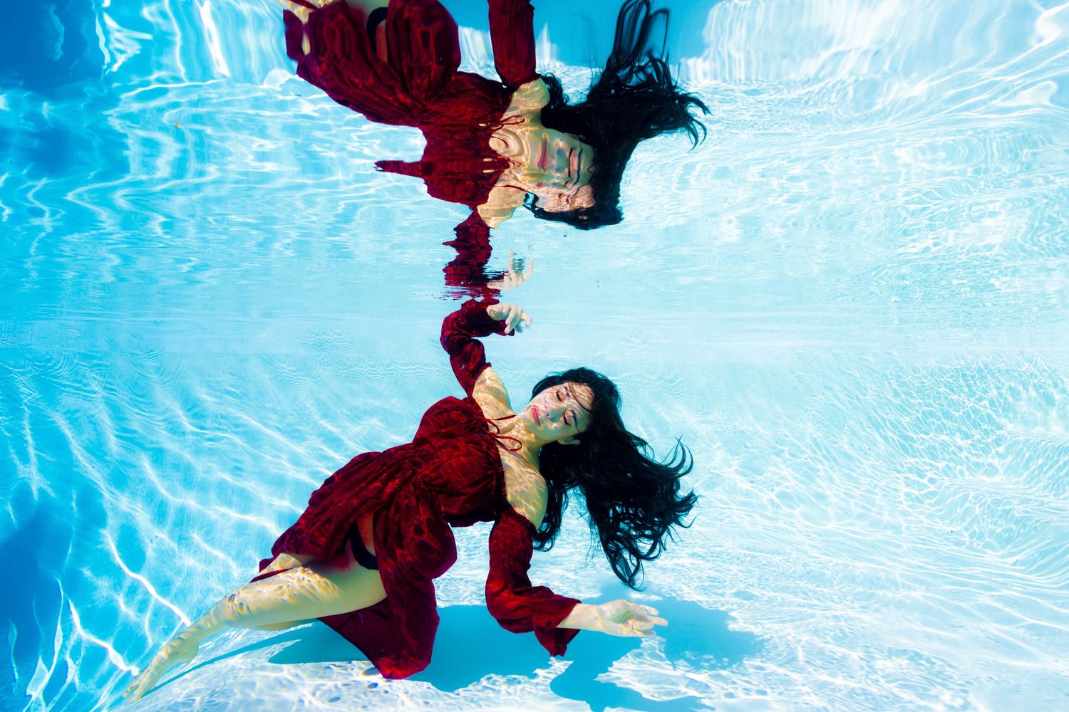 underwater model underwater photography