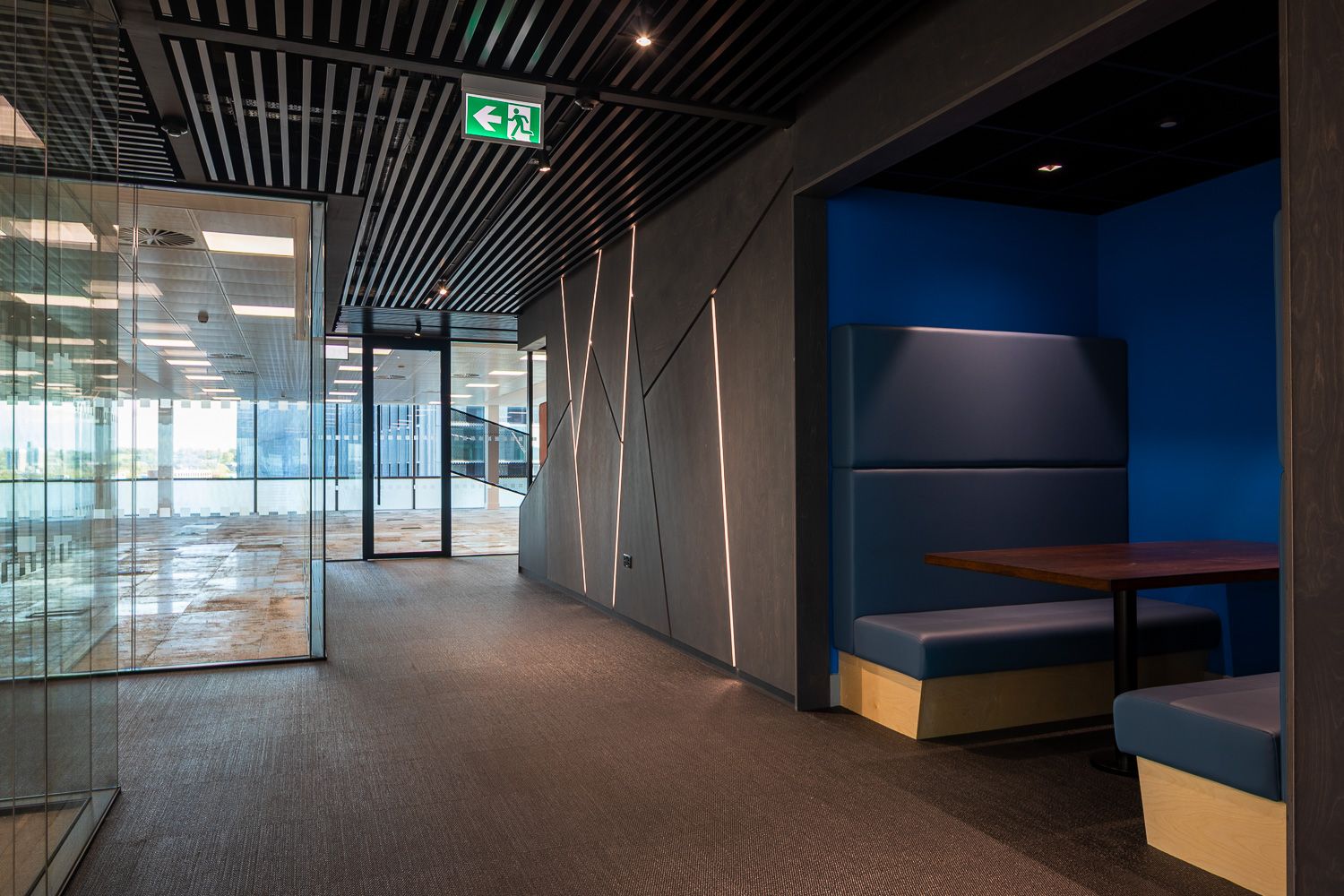 Finished office refurbishment in Liverpool city centre