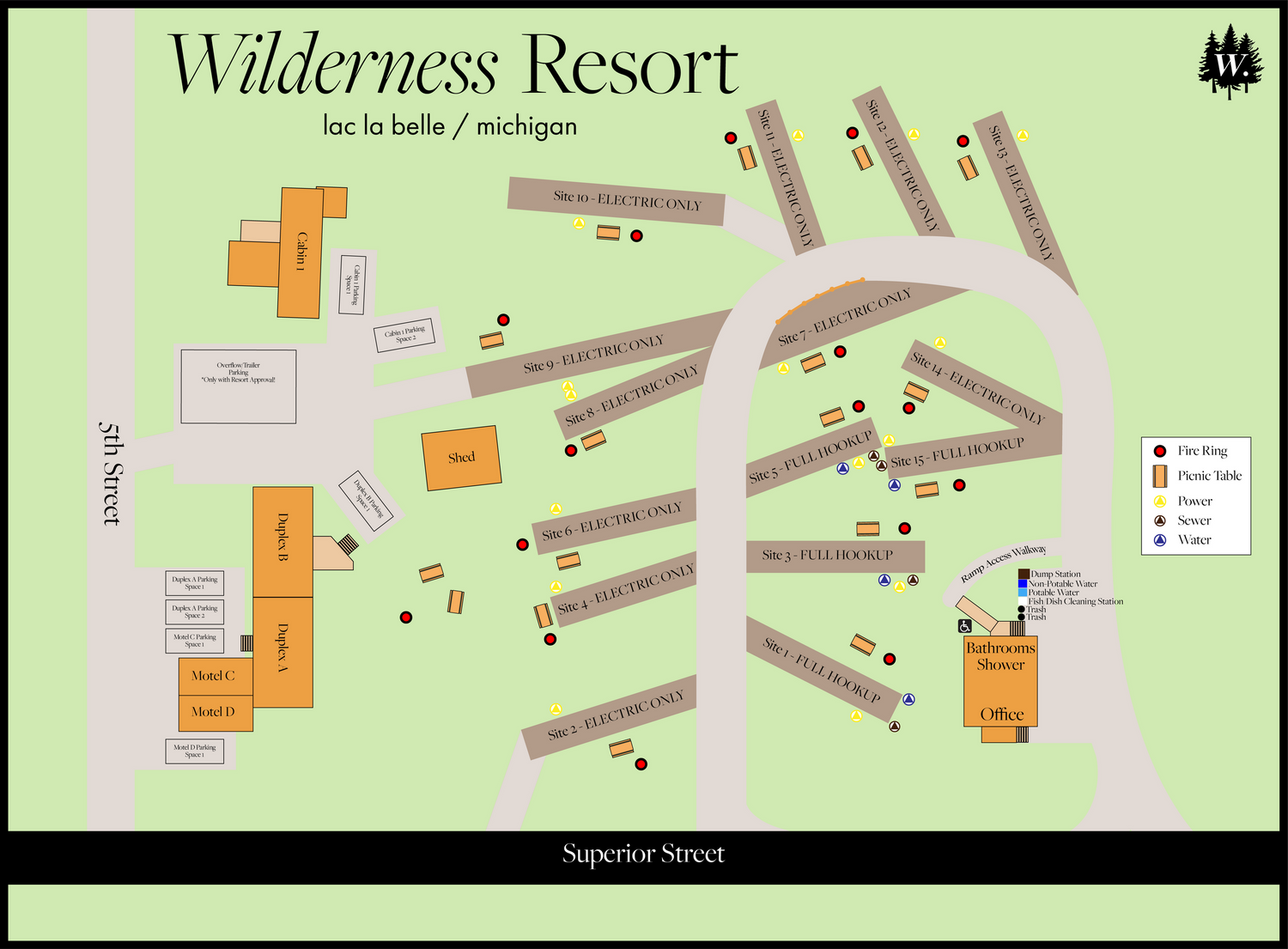 Wilderness Resort LLC Map Side 2