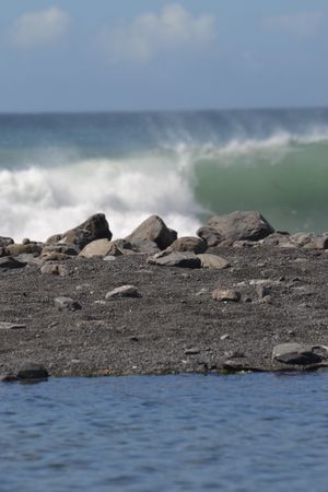 Breaking Wave over the Lost Coast, CA