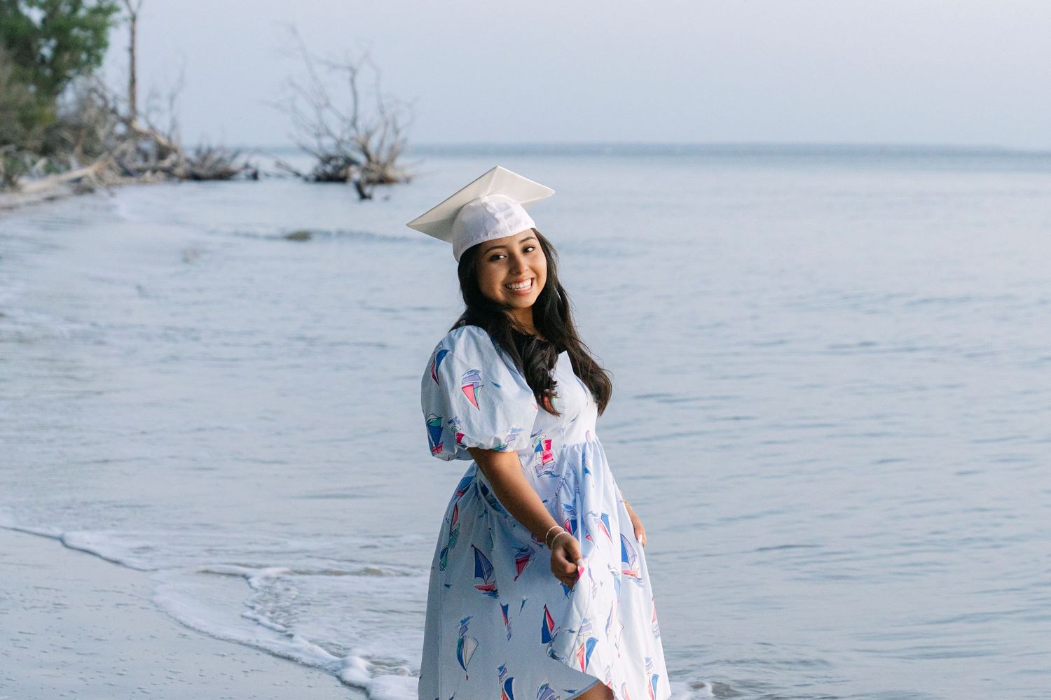 Senior graduate on Jekyll Island, photographed by Lindy Rebro, who also serves Amelia Island and Jacksonville.