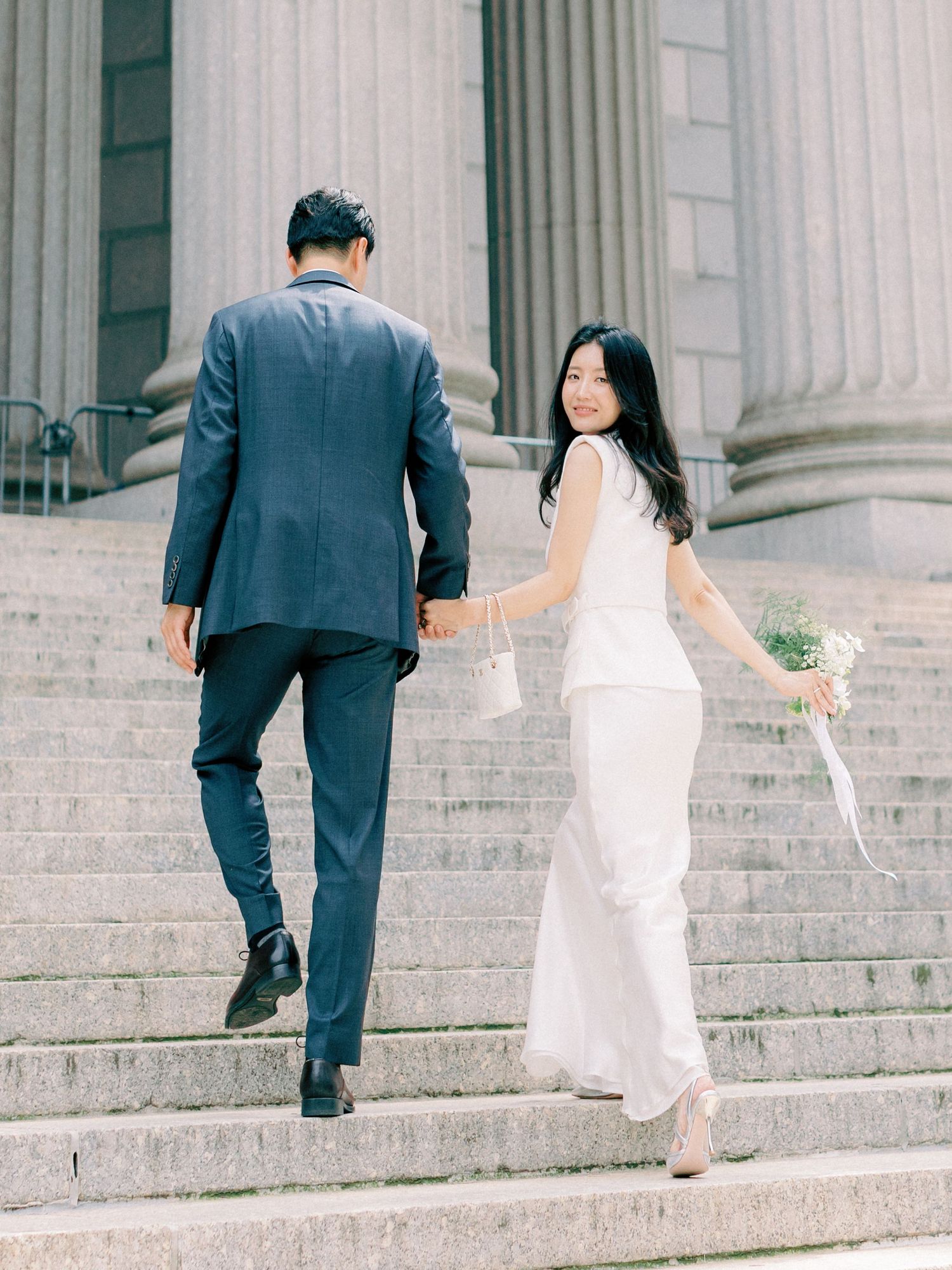 NYC City Hall Wedding Timeless Romantic Fine Art New York Wedding Photographer Jeanie Jang Photo