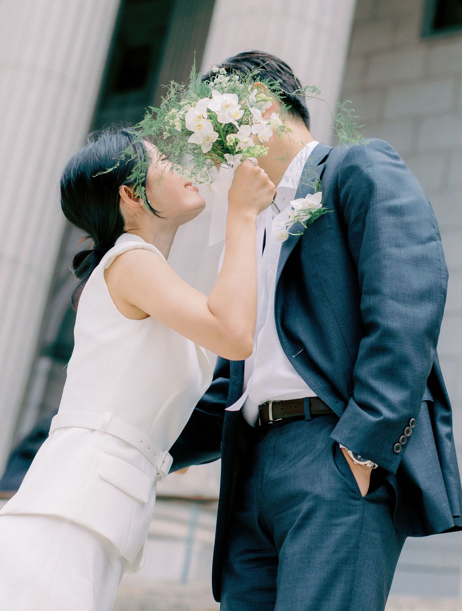 NYC City Hall Wedding Timeless Romantic Fine Art New York Wedding Photographer Jeanie Jang Photo