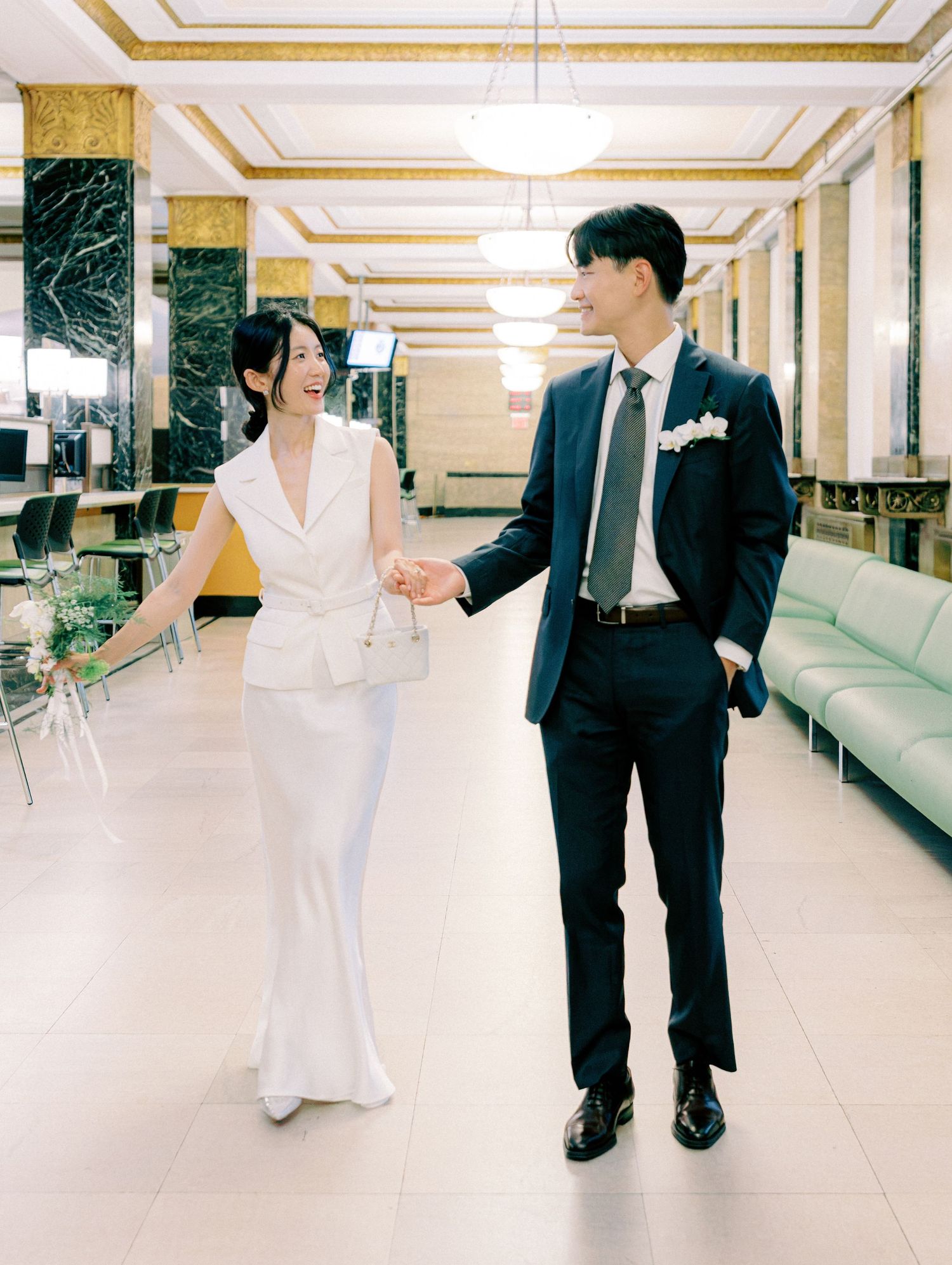 NYC City Hall Wedding Timeless Romantic Fine Art New York Wedding Photographer Jeanie Jang Photo
