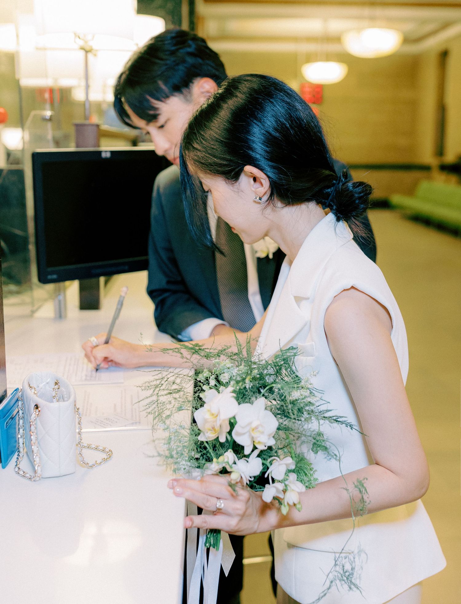 NYC City Hall Wedding Timeless Romantic Fine Art New York Wedding Photographer Jeanie Jang Photo