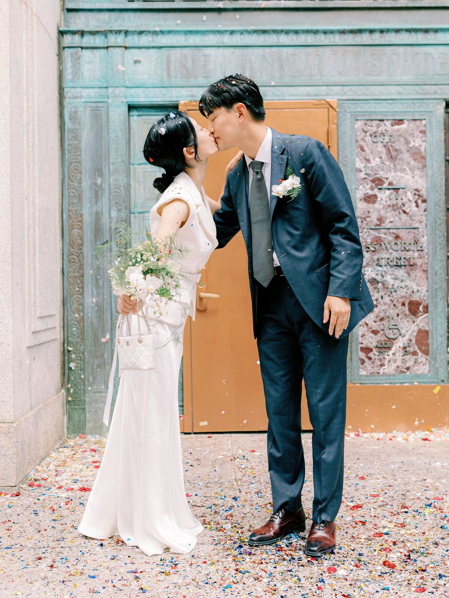 NYC City Hall Wedding Timeless Romantic Fine Art New York Wedding Photographer Jeanie Jang Photo