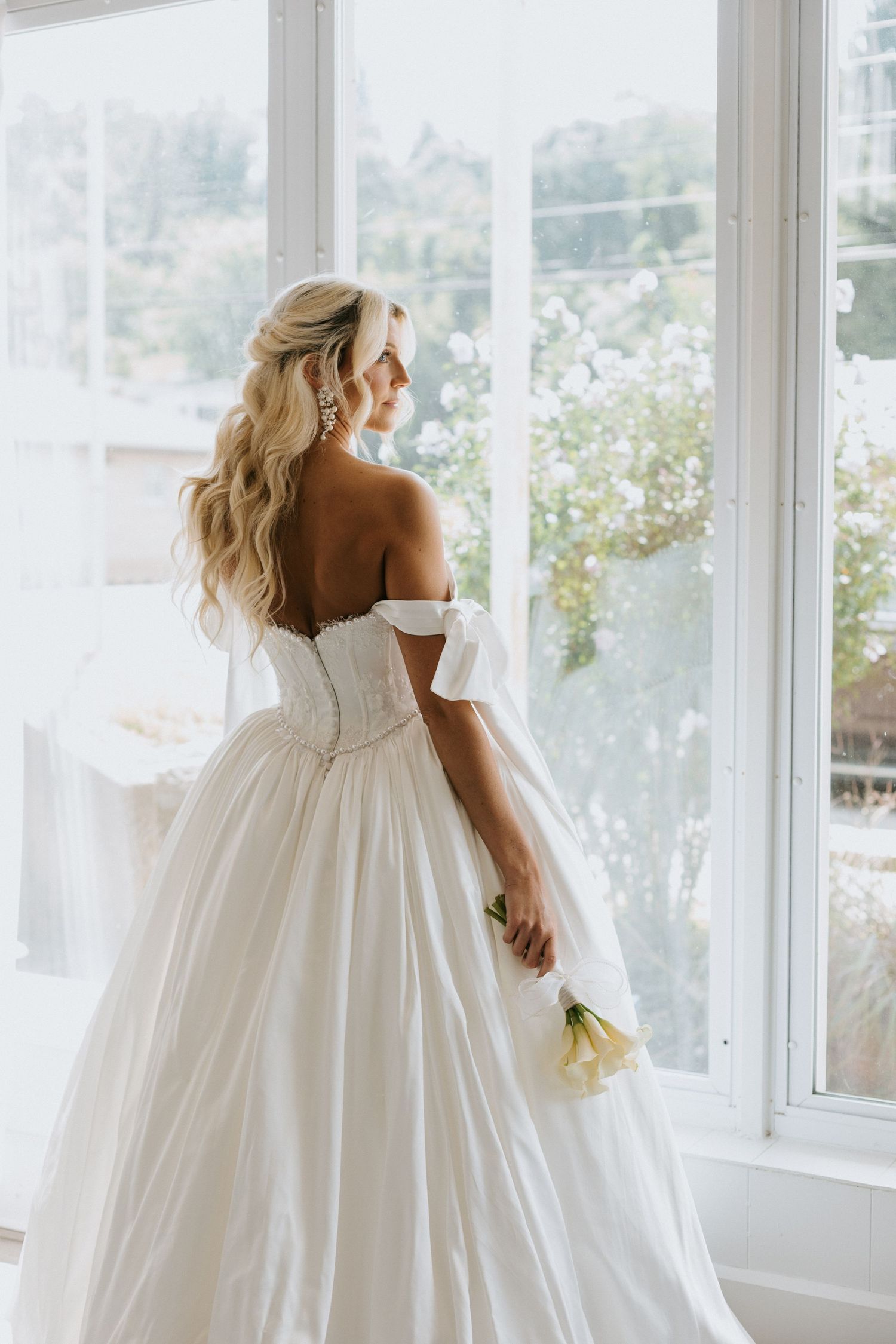 Bridal portrait by Fayette County Pennsylvania wedding photographer
