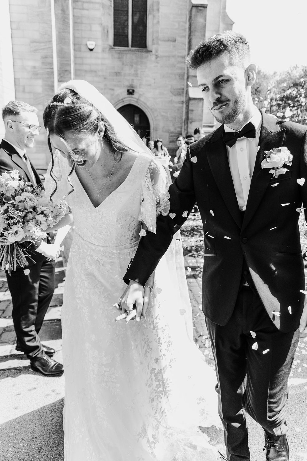Romantic Church and Weetwood Hall Wedding by Chelle Lundy Photography LEEDS West Yorkshire