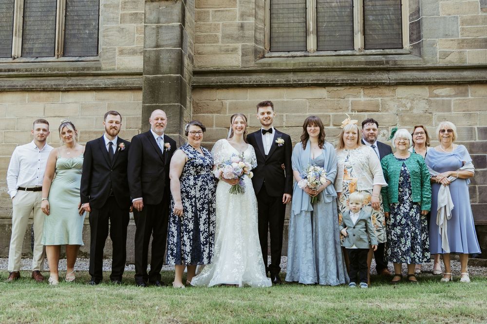 Romantic Church and Weetwood Hall Wedding by Chelle Lundy Photography LEEDS West Yorkshire