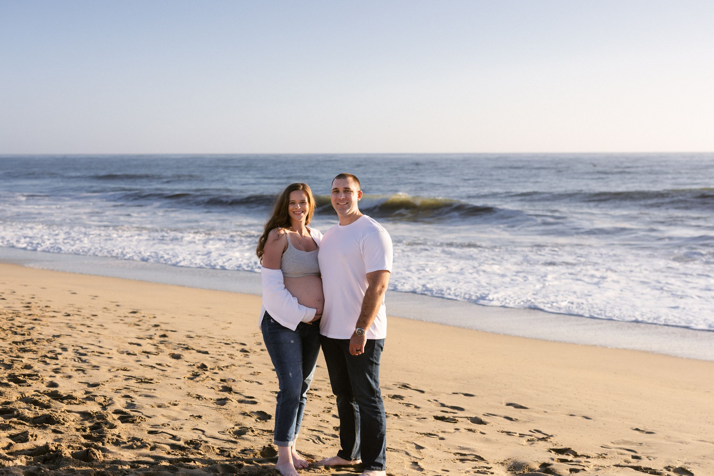 Maternity pictures Northern California beach