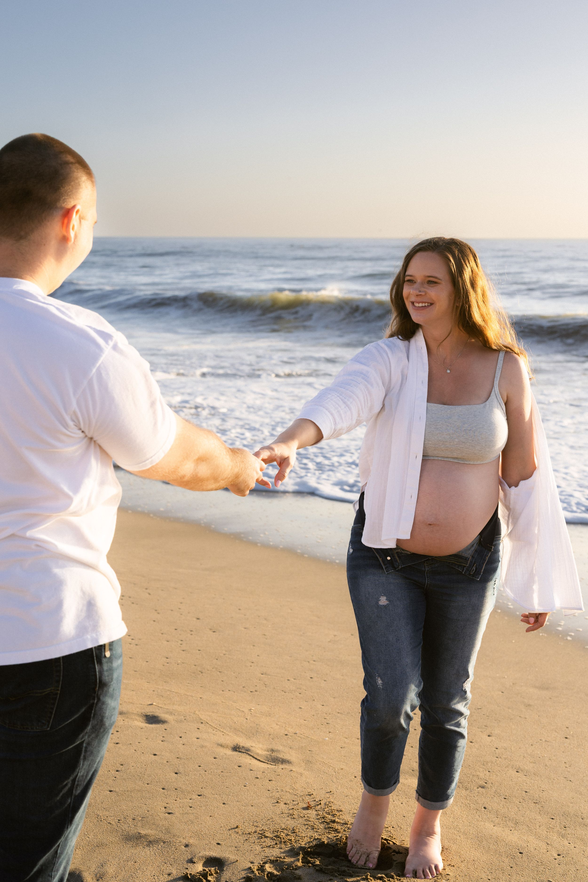 Bay Area beach maternity pictures