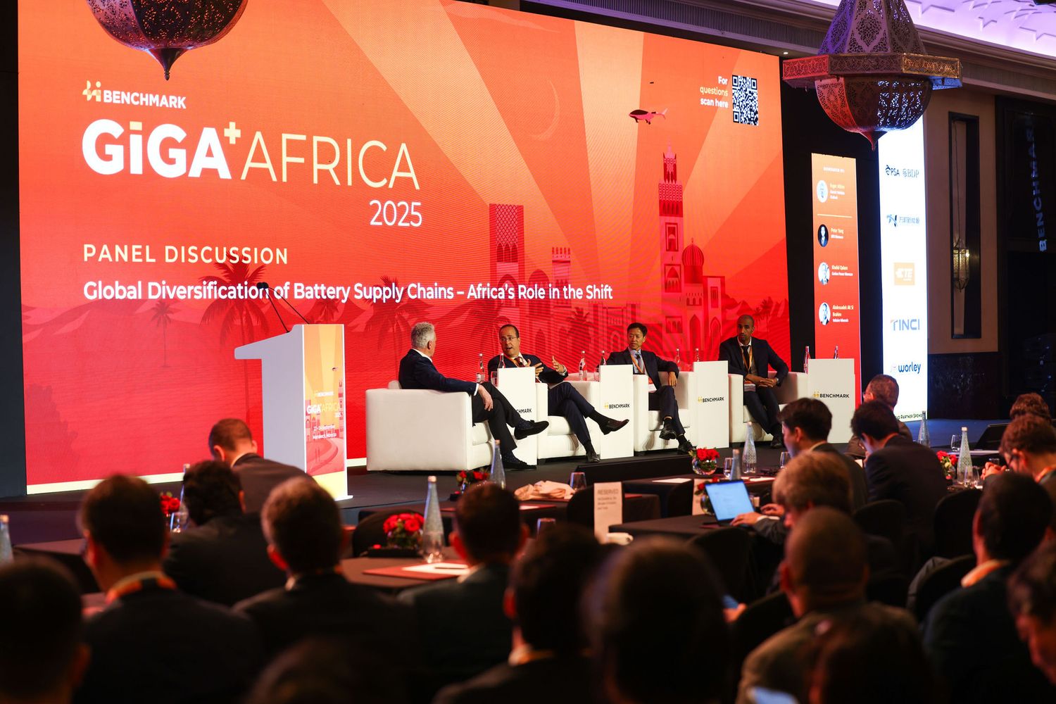 Panel discussion at GiGA Africa 2025 conference focuses on global diversification of battery supply chains.