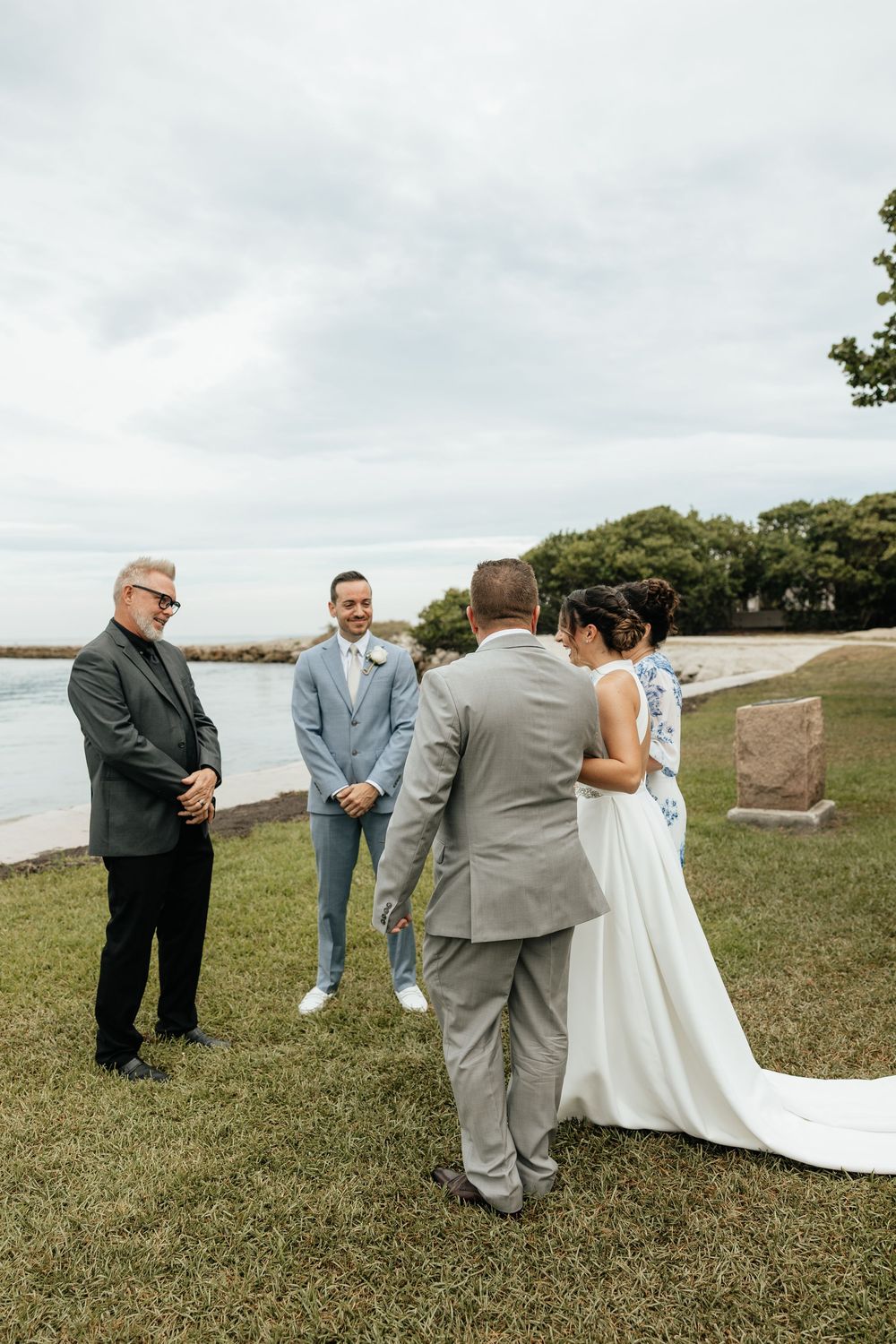 Intimate intracoastal elopement in Florida. Jacksonville Elopement Photographer, South Florida Elopement Photographer - Lindsay McDow Photo