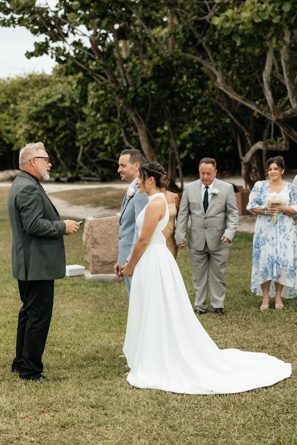Intimate intracoastal elopement in Florida. Jacksonville Elopement Photographer, South Florida Elopement Photographer - Lindsay McDow Photo