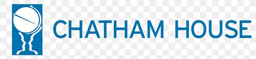 Chatham House logo featuring a blue globe icon and bold blue text on a white background.