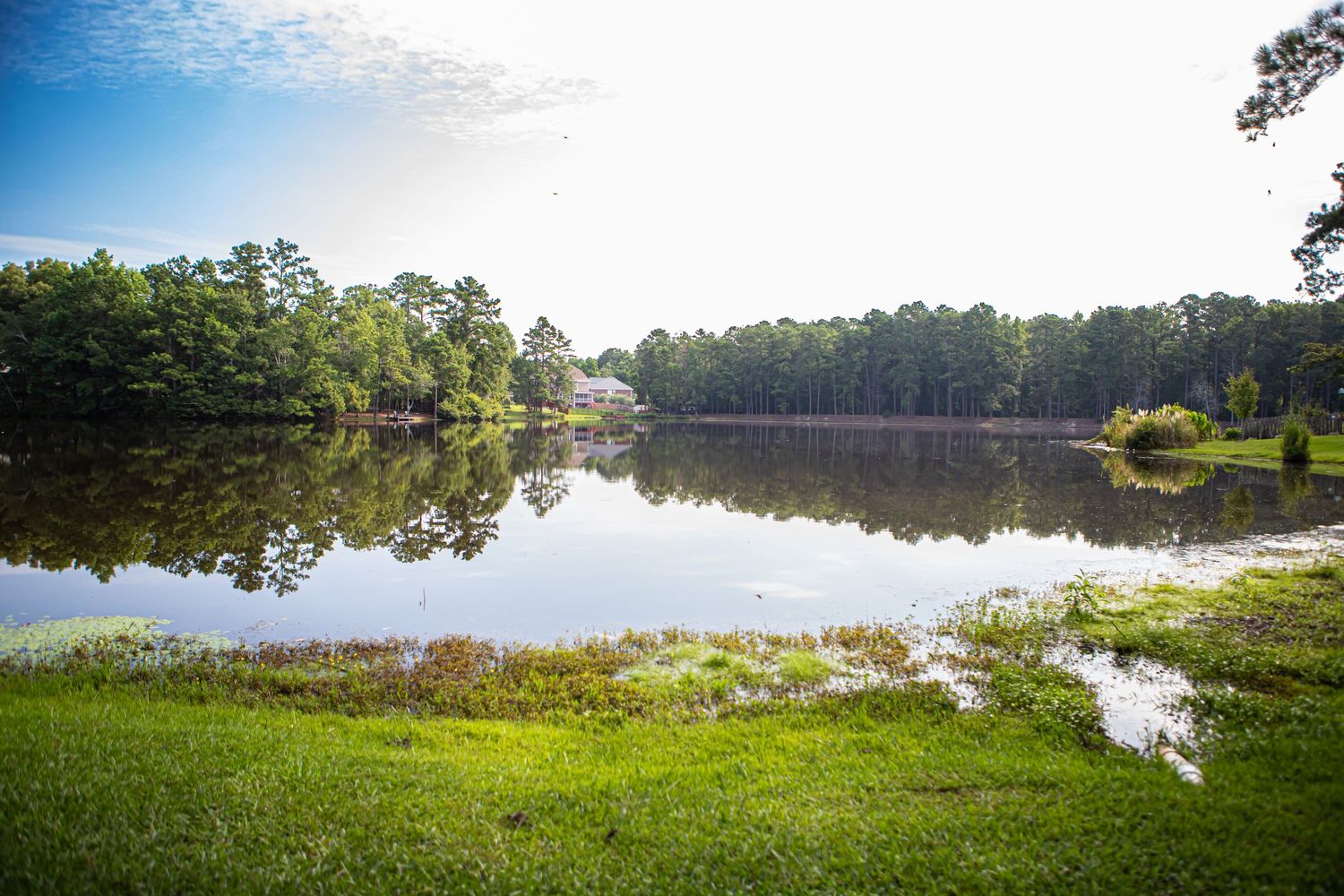 Scenic lake and outdoor landscape in South Carolina photographed by Holy City Images