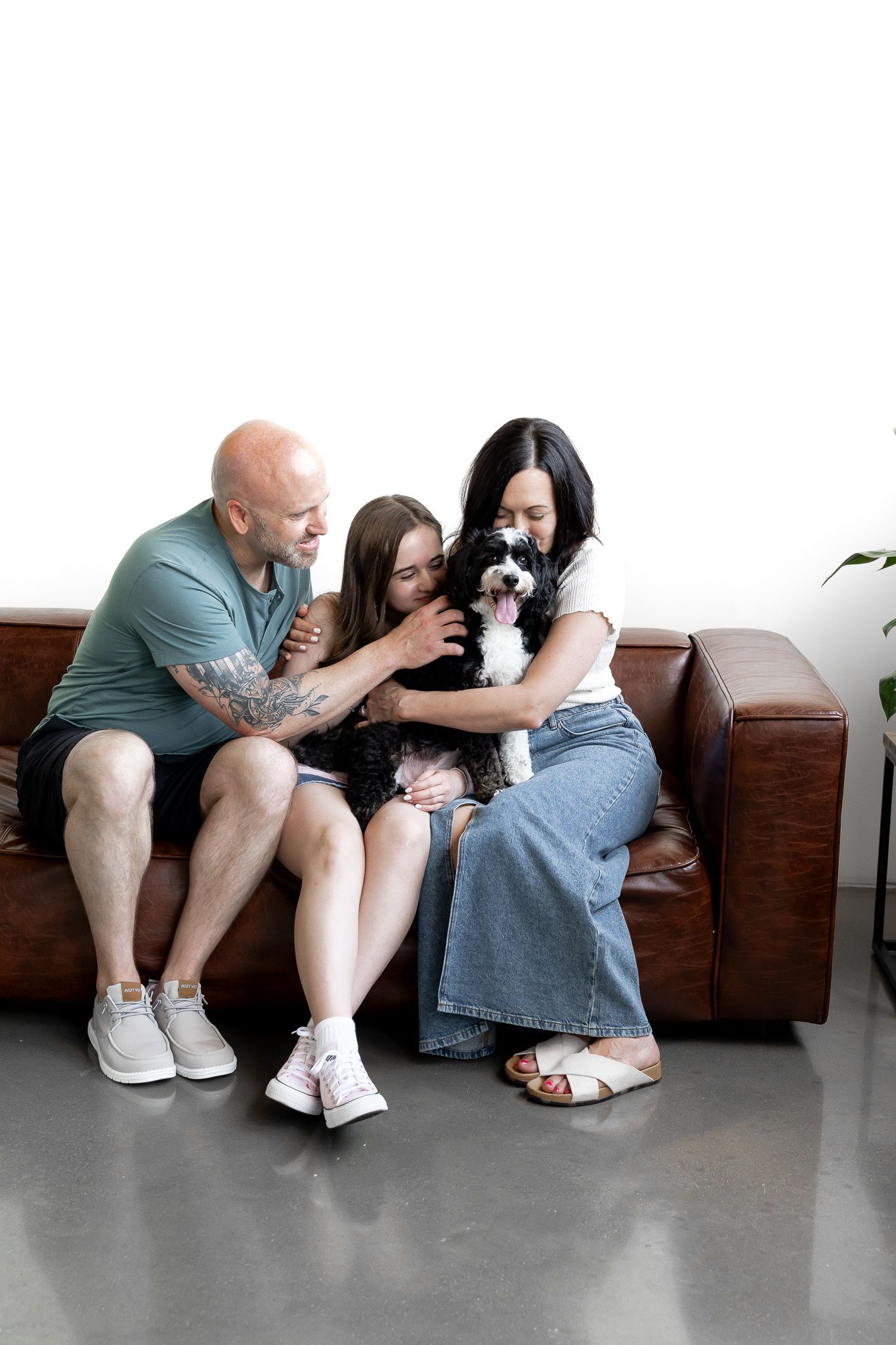 dog-friendly photography sessions in a studio Lansing, MI
