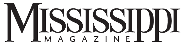 Mississippi Magazine logo in bold black serif font on white background.