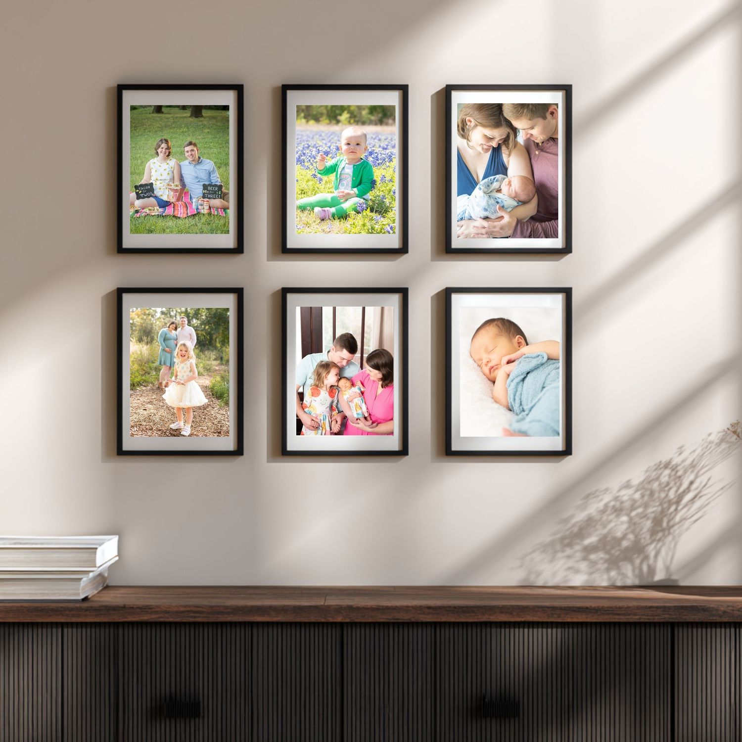 wall art full of your family photos and moments by Ashley Poloha
