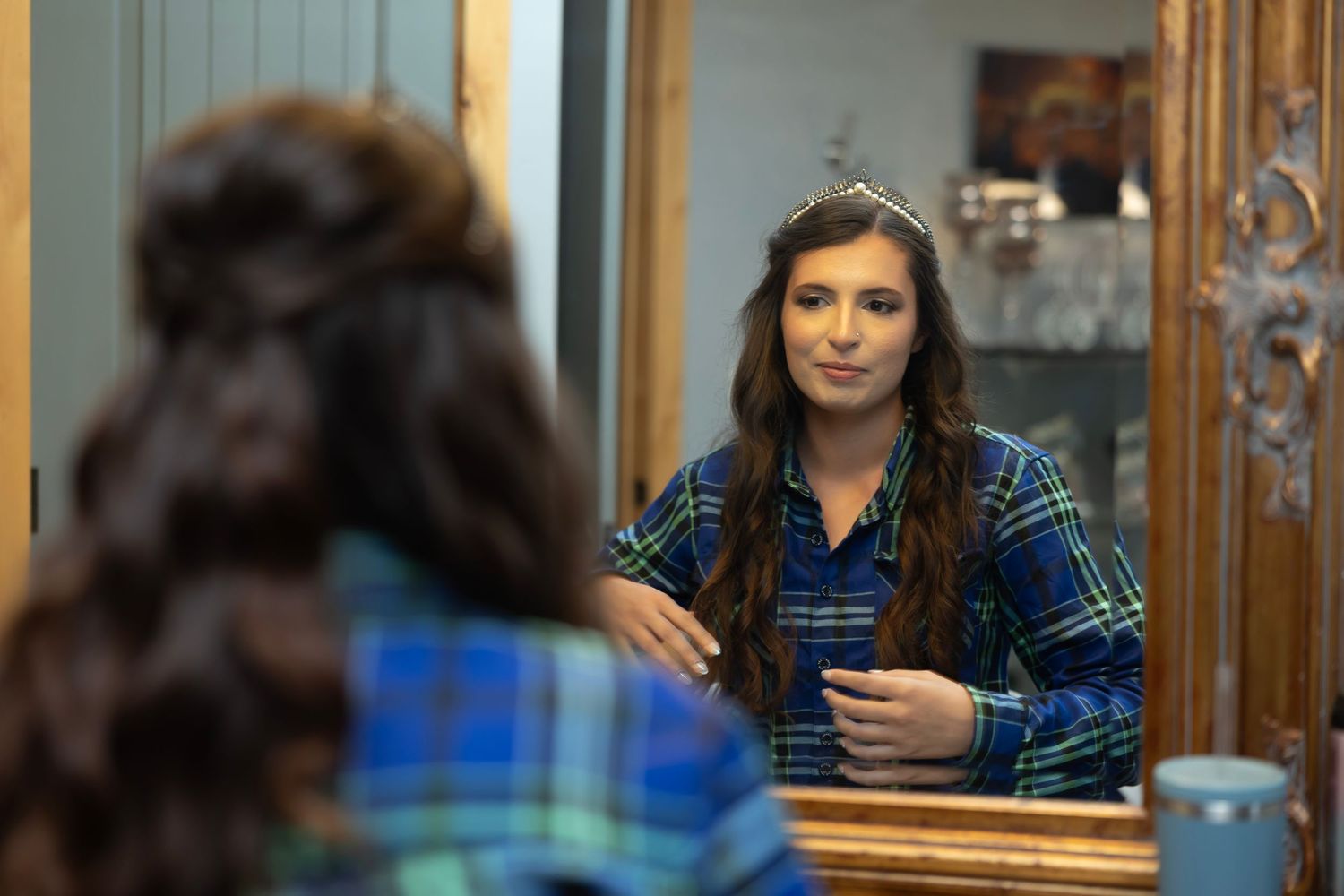 Bride using beauty services from The Vanity
