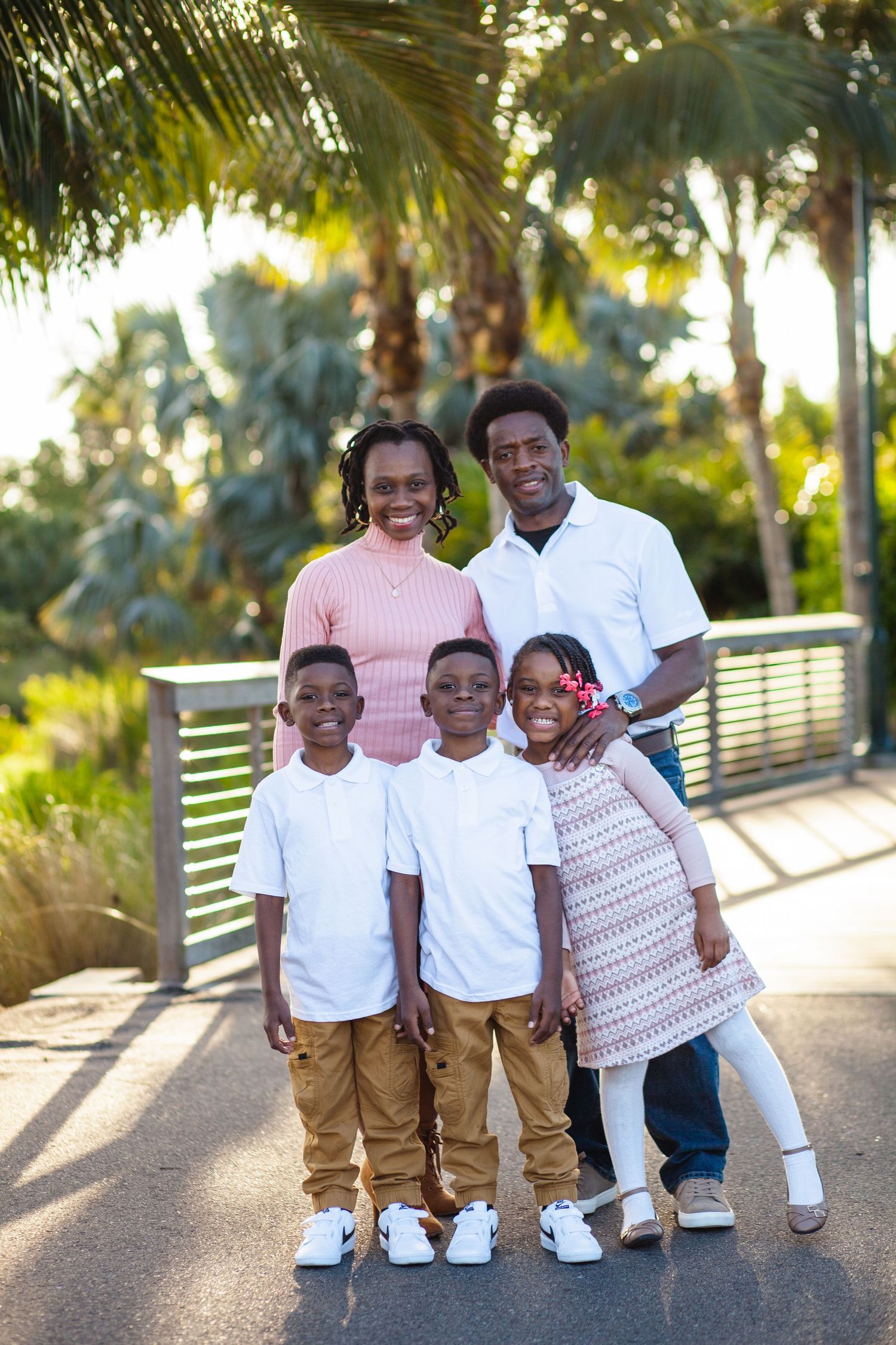 family smiling