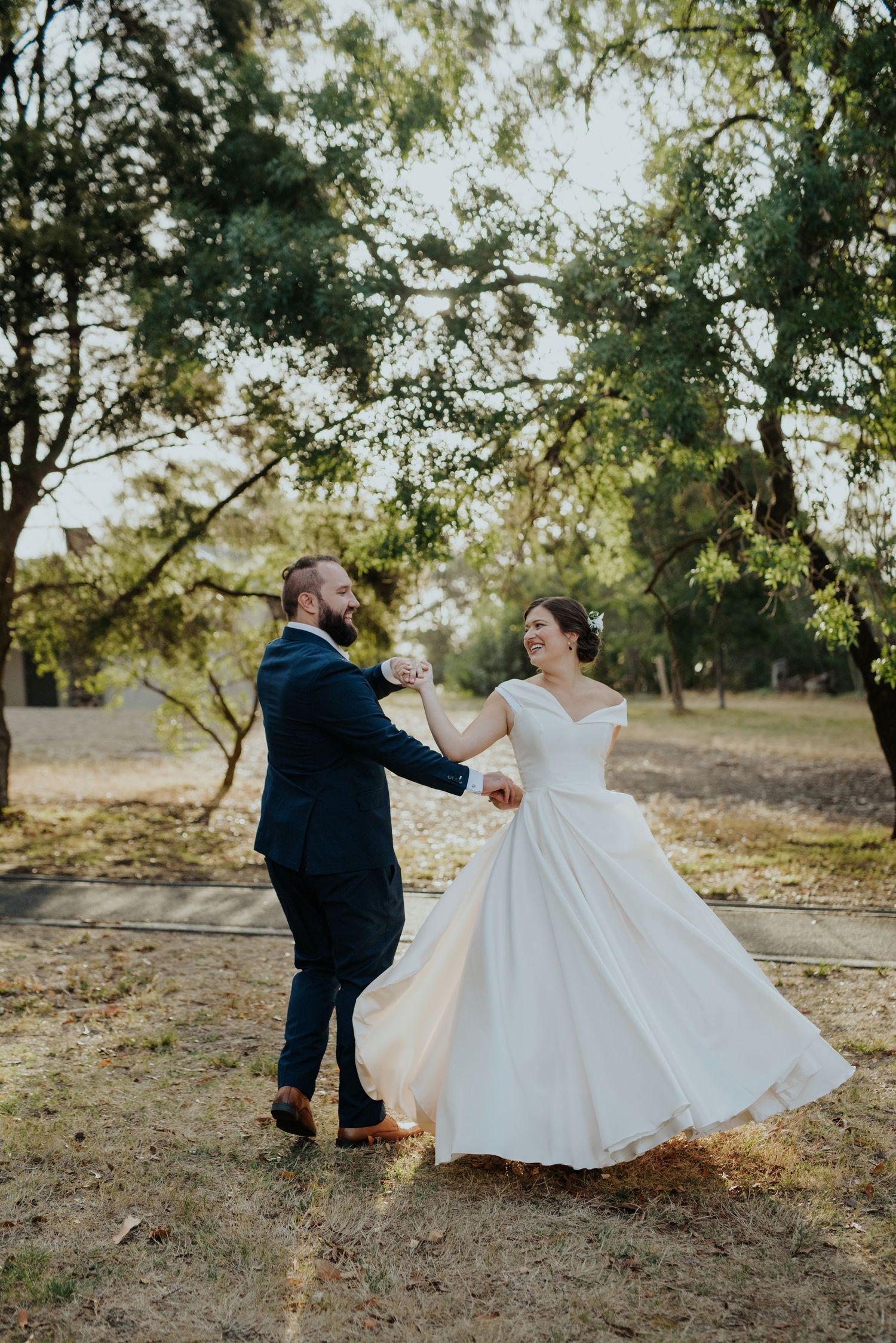 Candid relaxed Wattle Park Chalet natural Melbourne wedding photography