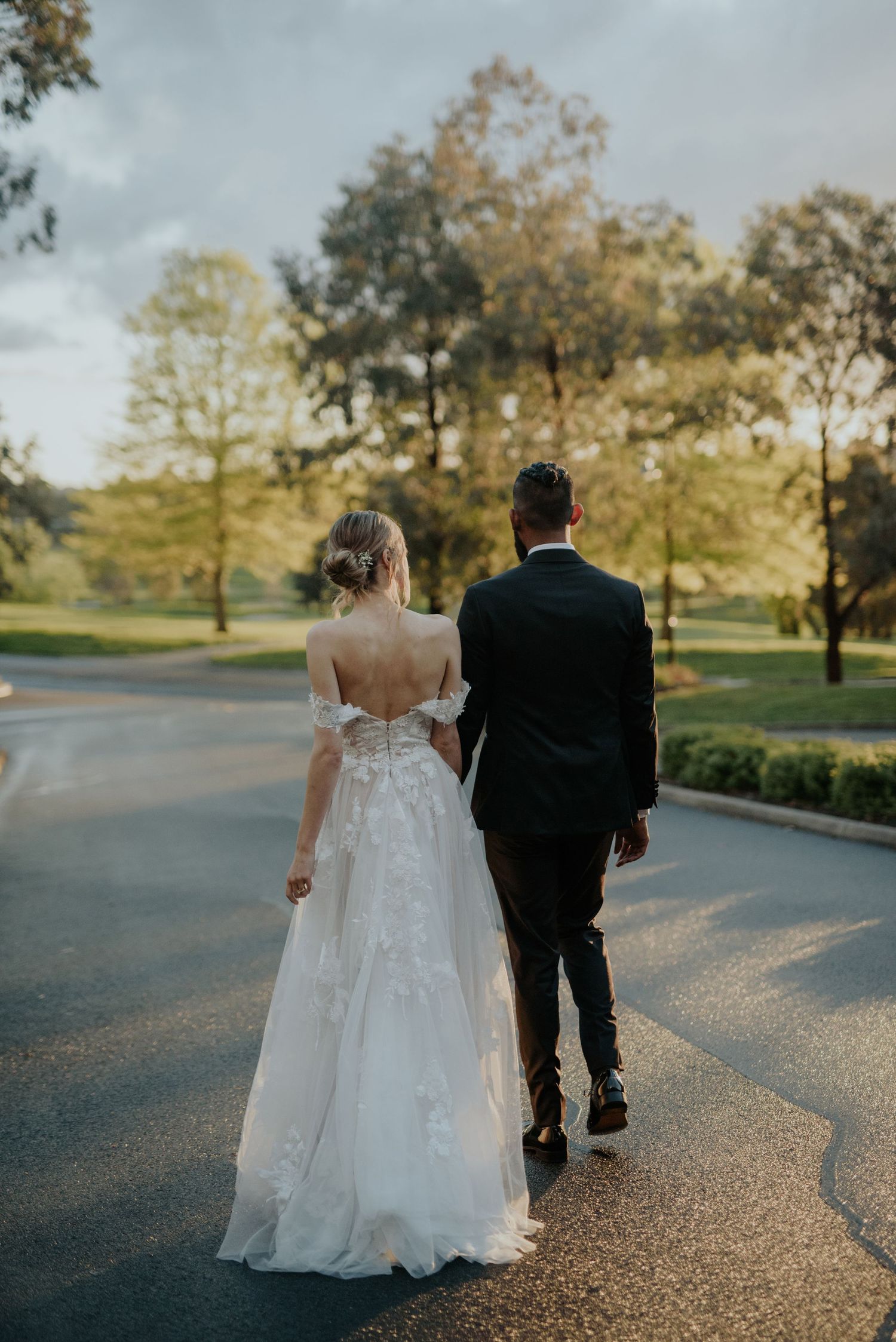Candid relaxed sunset Yarra Valley Lodge wedding photography