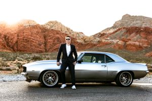 Senior Portraits with Car Las Vegas