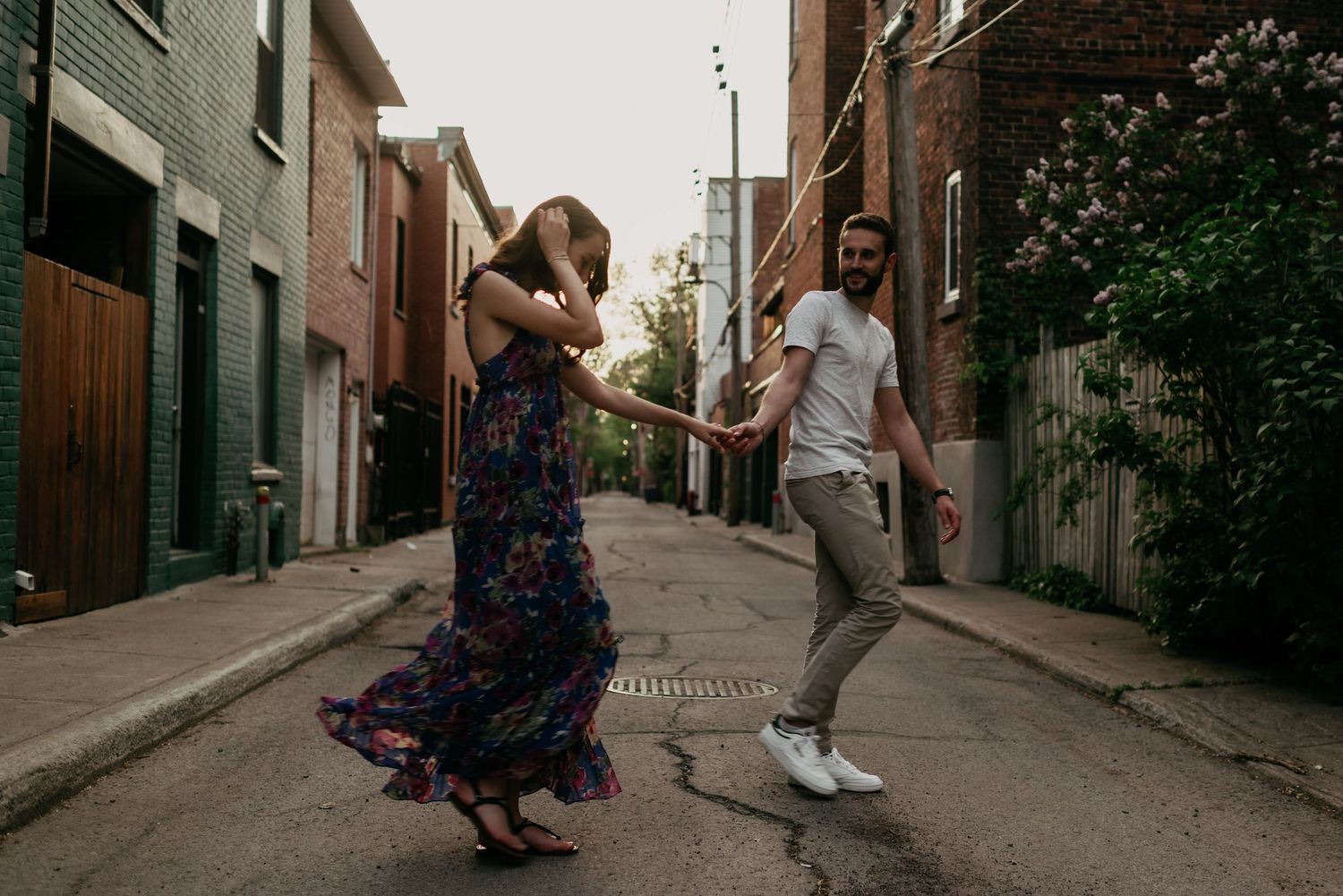 Séance de couple lifestyle Montréal Plateau