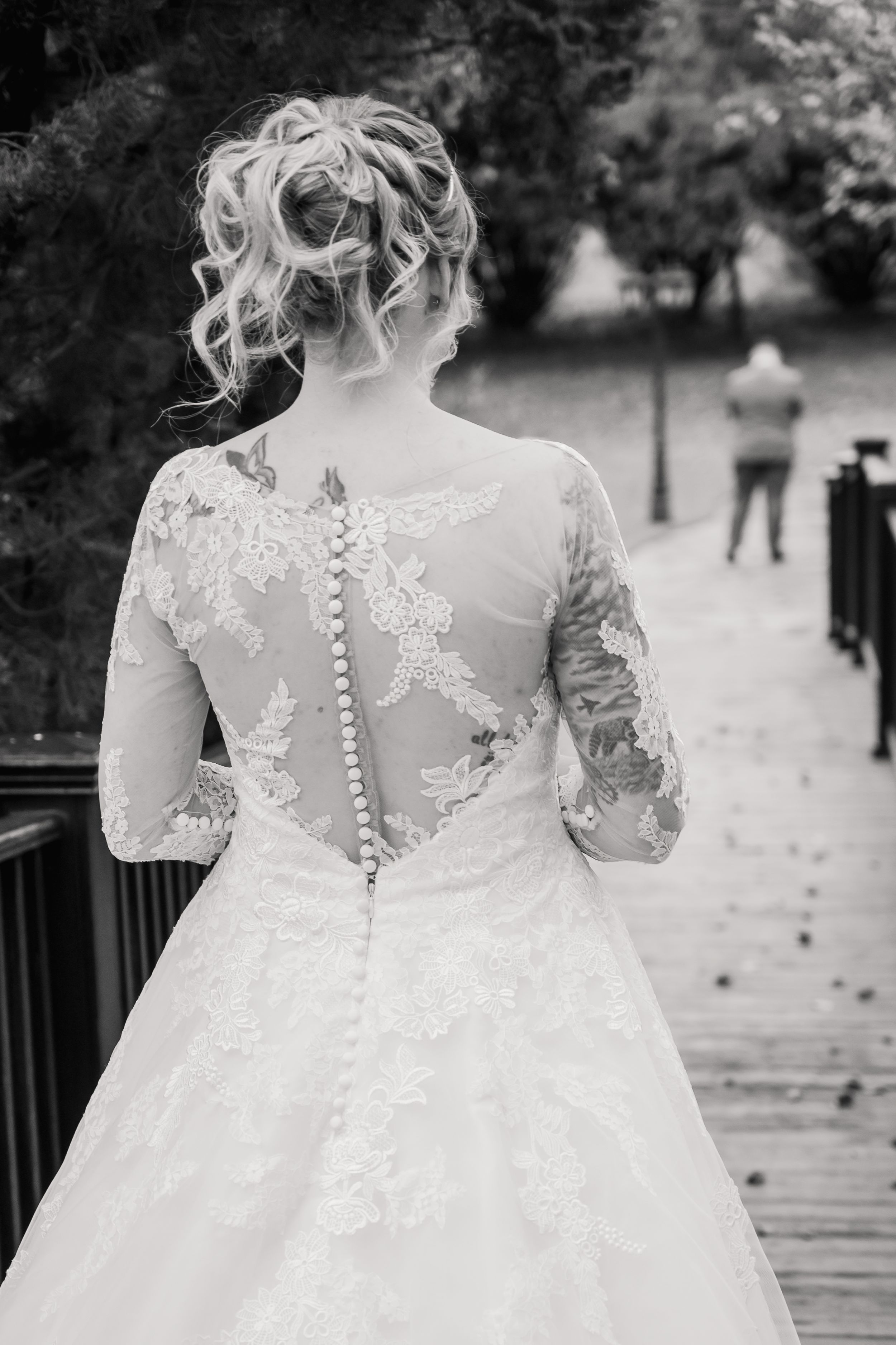 bride before first look - Lynn Monaco Photography