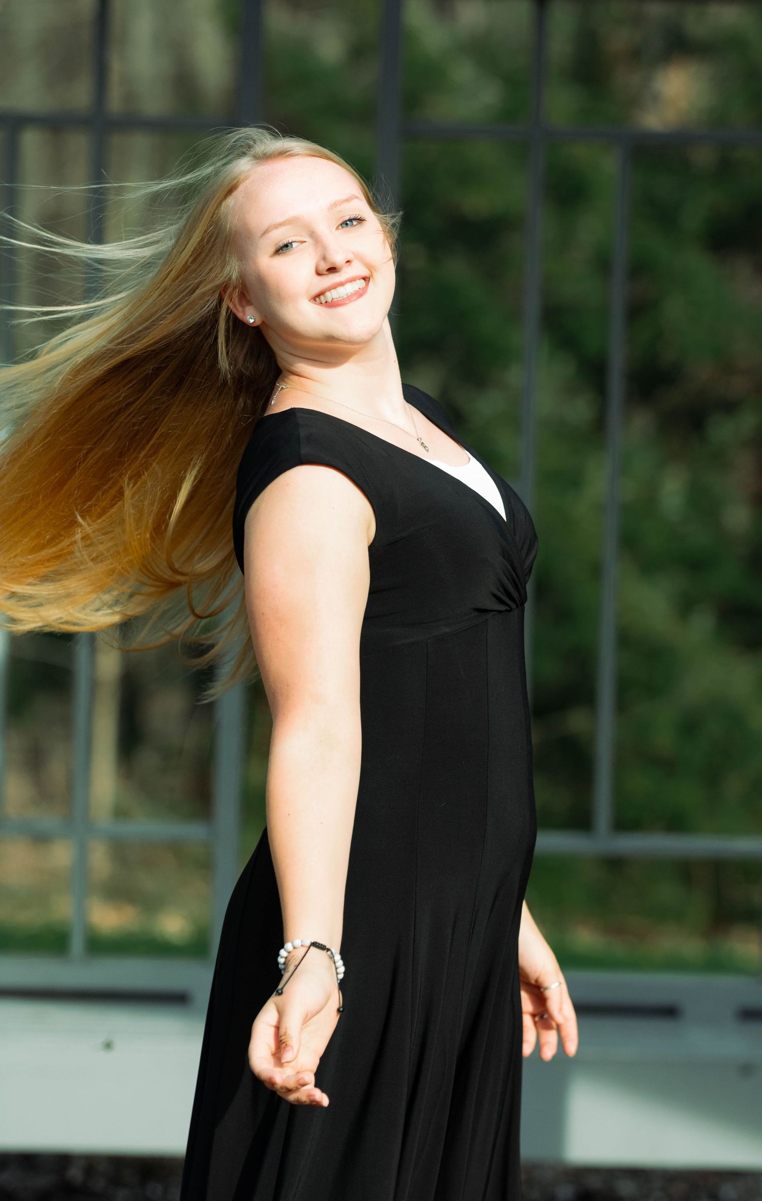 Girl Senior Portraits Inniswood Metro Gardens Columbus, Ohio