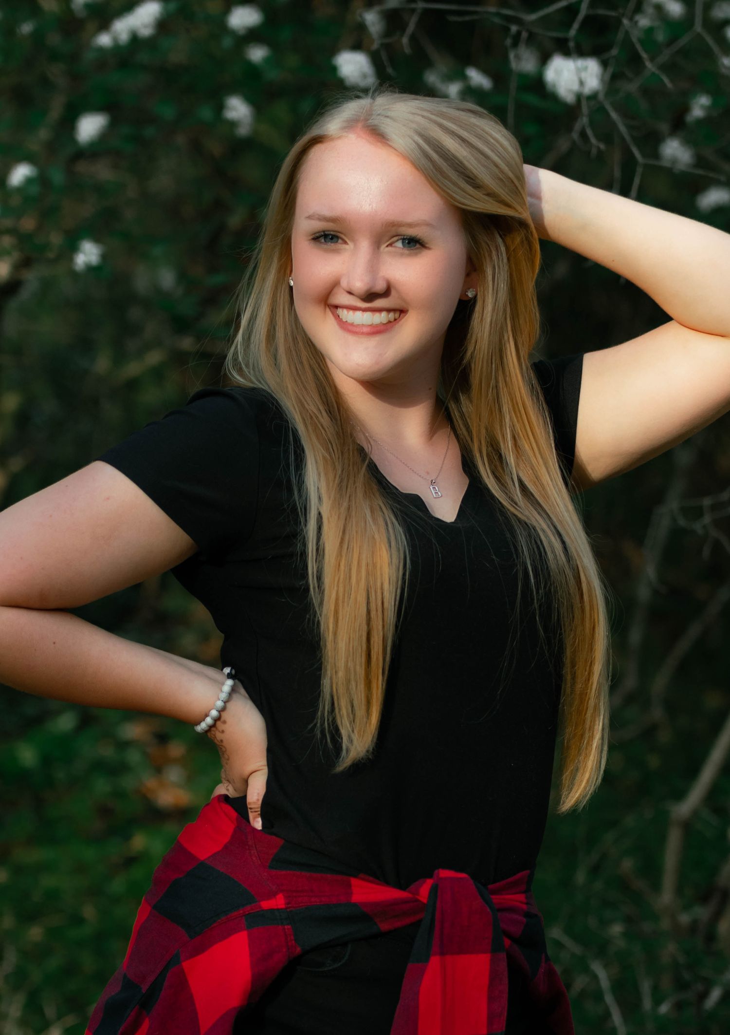 Girl Senior Portraits Inniswood Metro Gardens Columbus, Ohio
