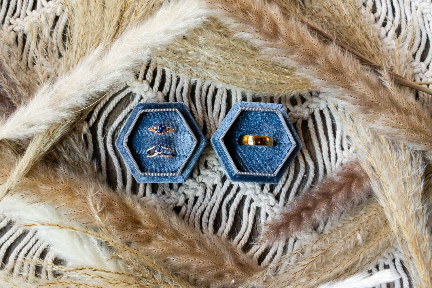 wedding rings boho style