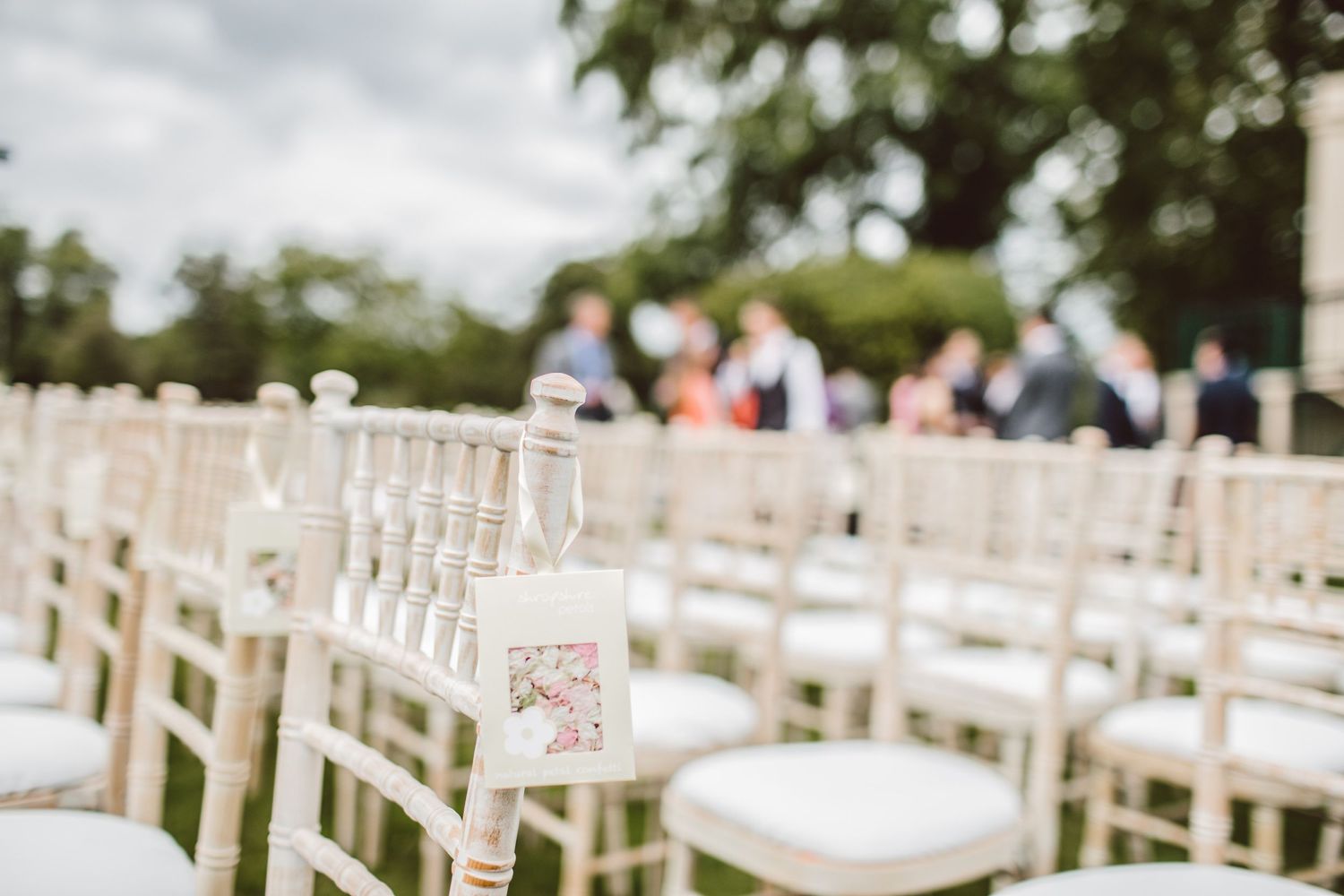 Ceremony seats at the venue