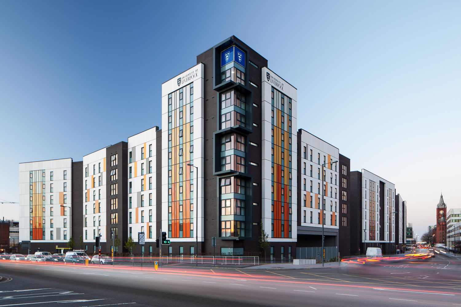 Architectural photograph of Crowne Plaza, Liverpool, Student Accommodation