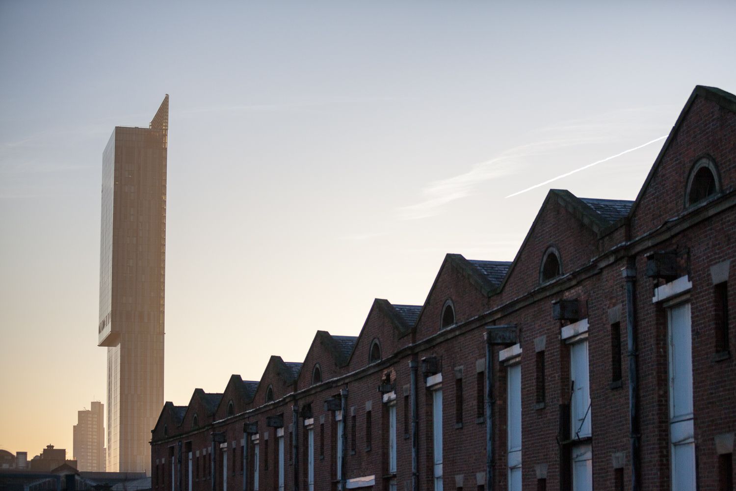 Architectural photograph of Beetham Tower from MOSI