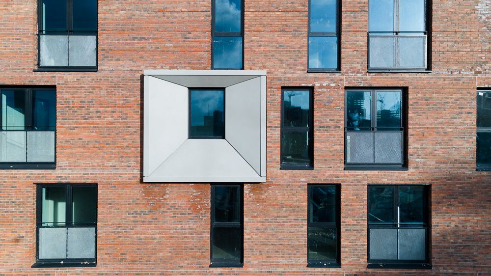 Kampus Manchester Architectural Detail Windows