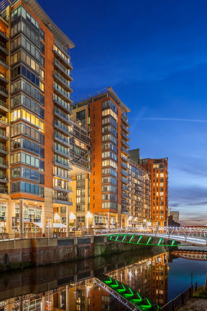 Architectural photograph of Spinningfield Apartments