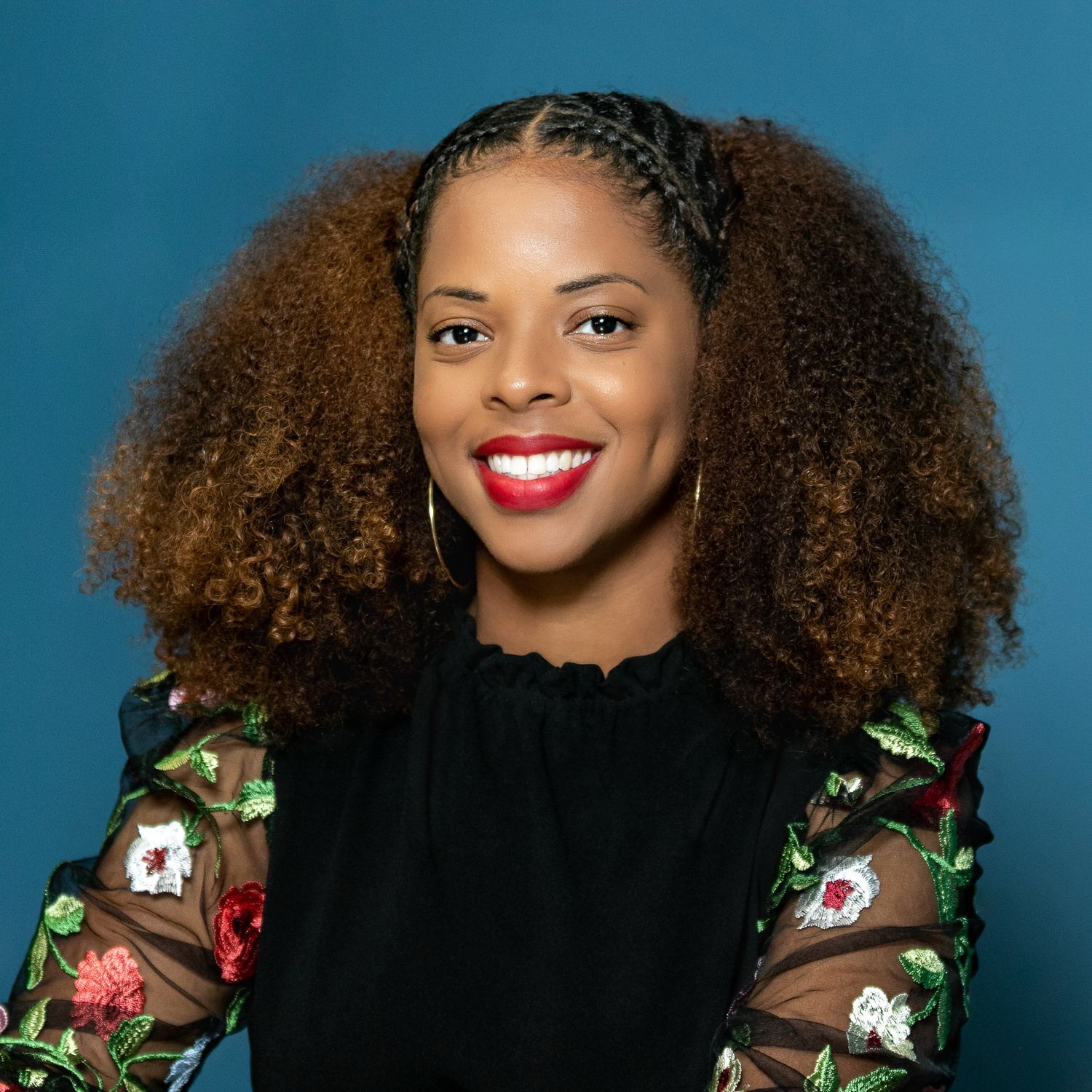 Portrait of a Black woman smiling