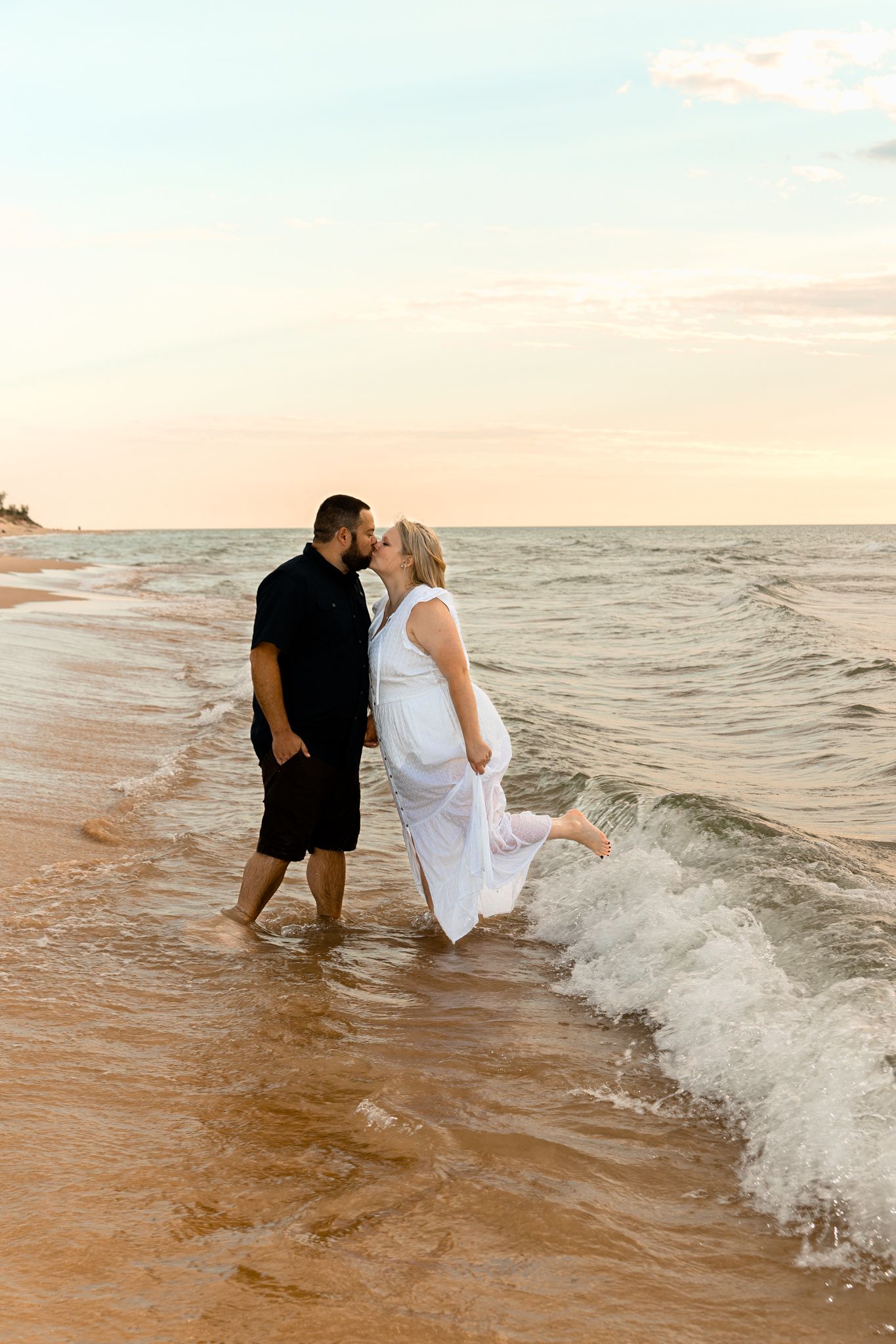beach engagement session