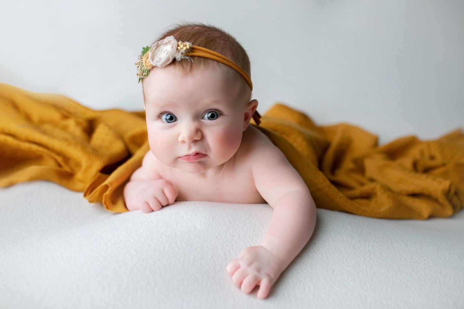 Cranky face 3m old. Greenville sc newborn photographer, Easley sc newborn photographer, Upstate sc newborn photographer