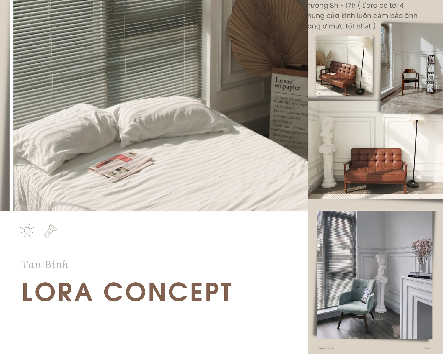 Best interior photo studios with concept in Saigon, Vietnam for personal photo sessions, fashion lookbook and catalogue.