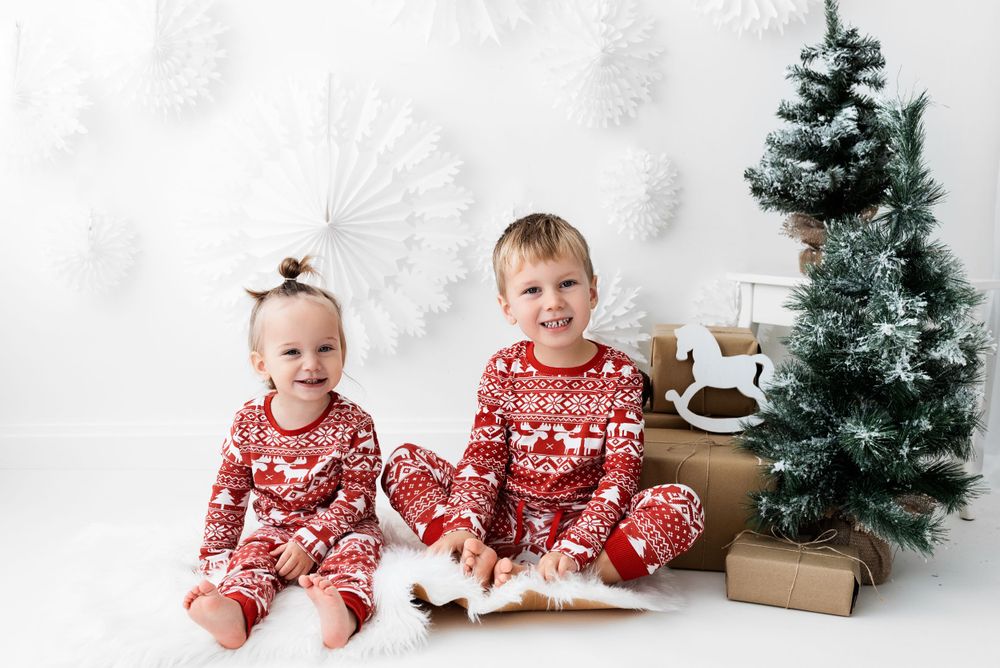 christmas jammies photoshoot Hereford