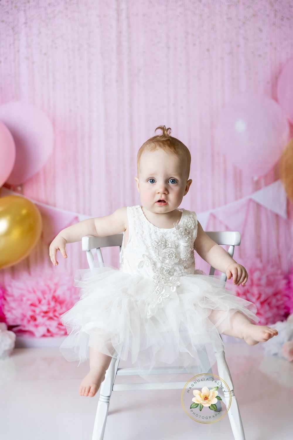 cake smash, magnolia valley photography, bucks county pa