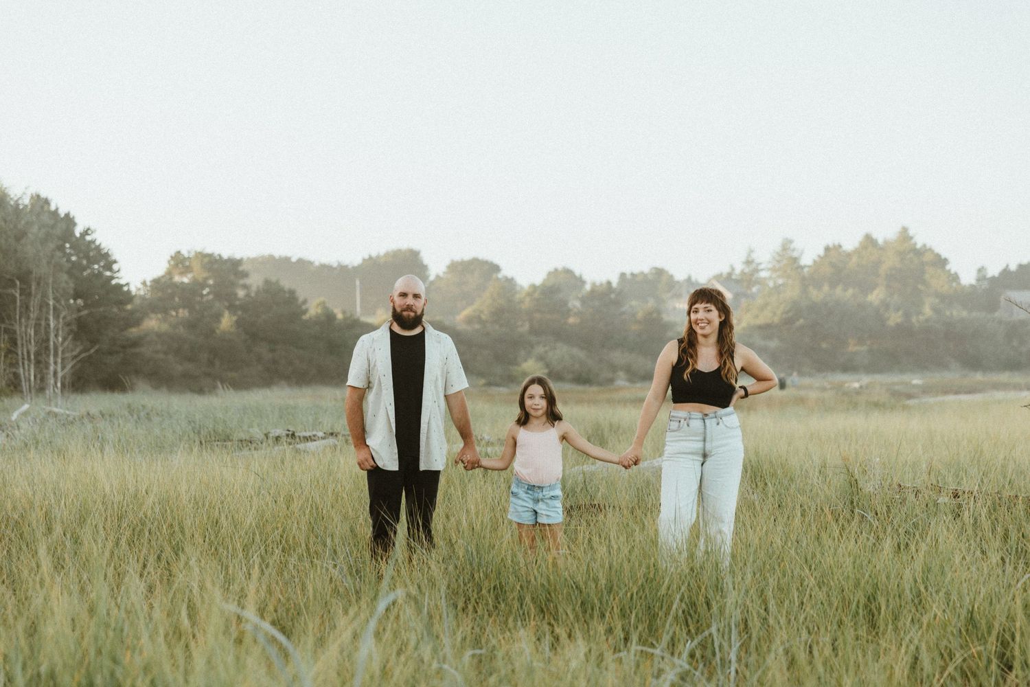 green landscape family portrait session - Family, Portrait  & small wedding photographer based in Astoria, OR and serving the Oregon Coast