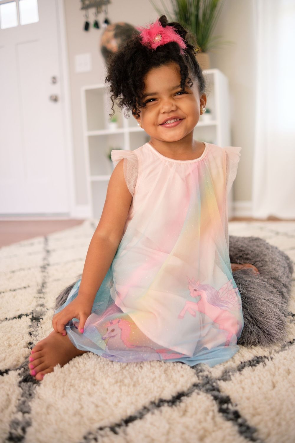 Family Photography: Cute photo of a toddler sitting on the floor