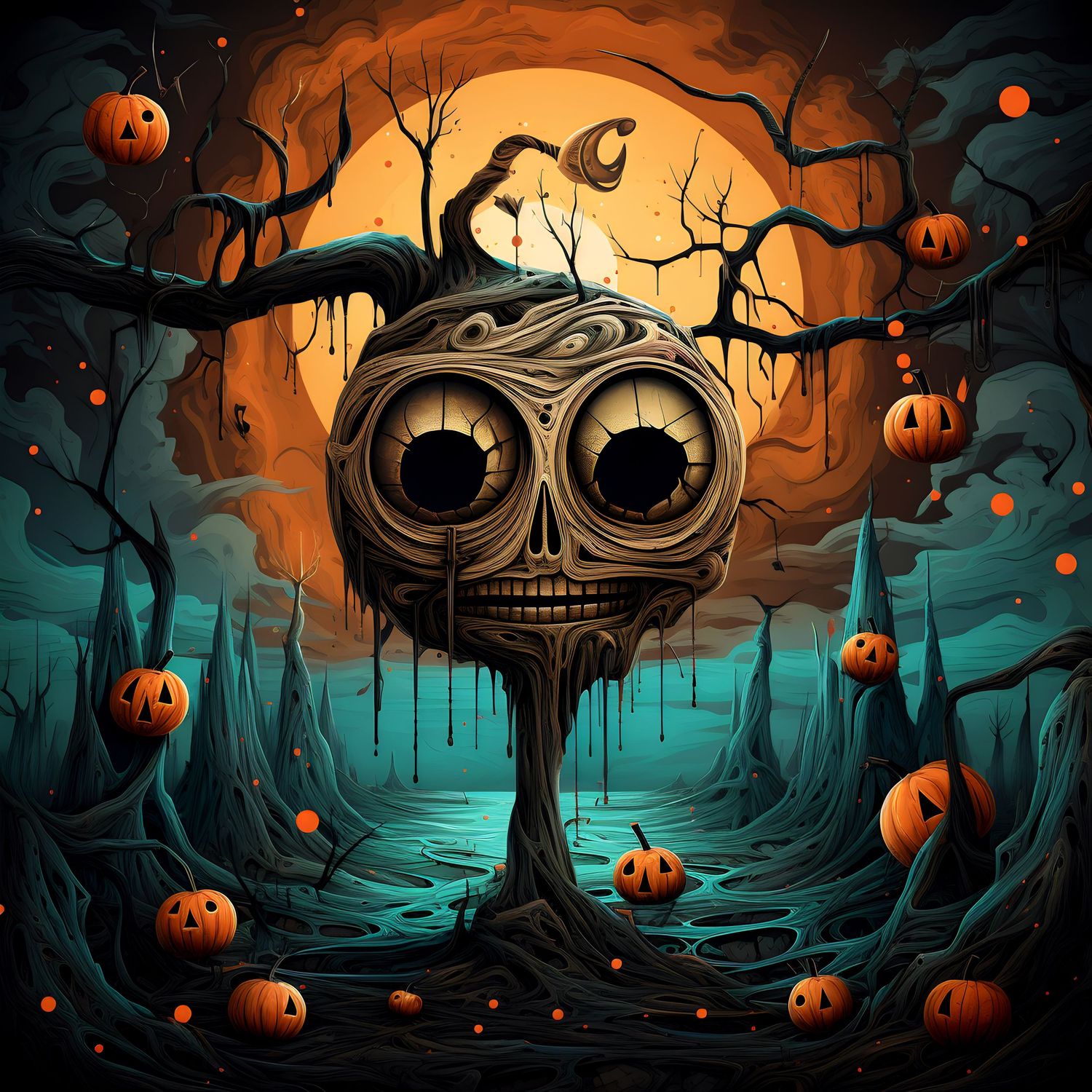 Free Halloween Digital Posters for download
