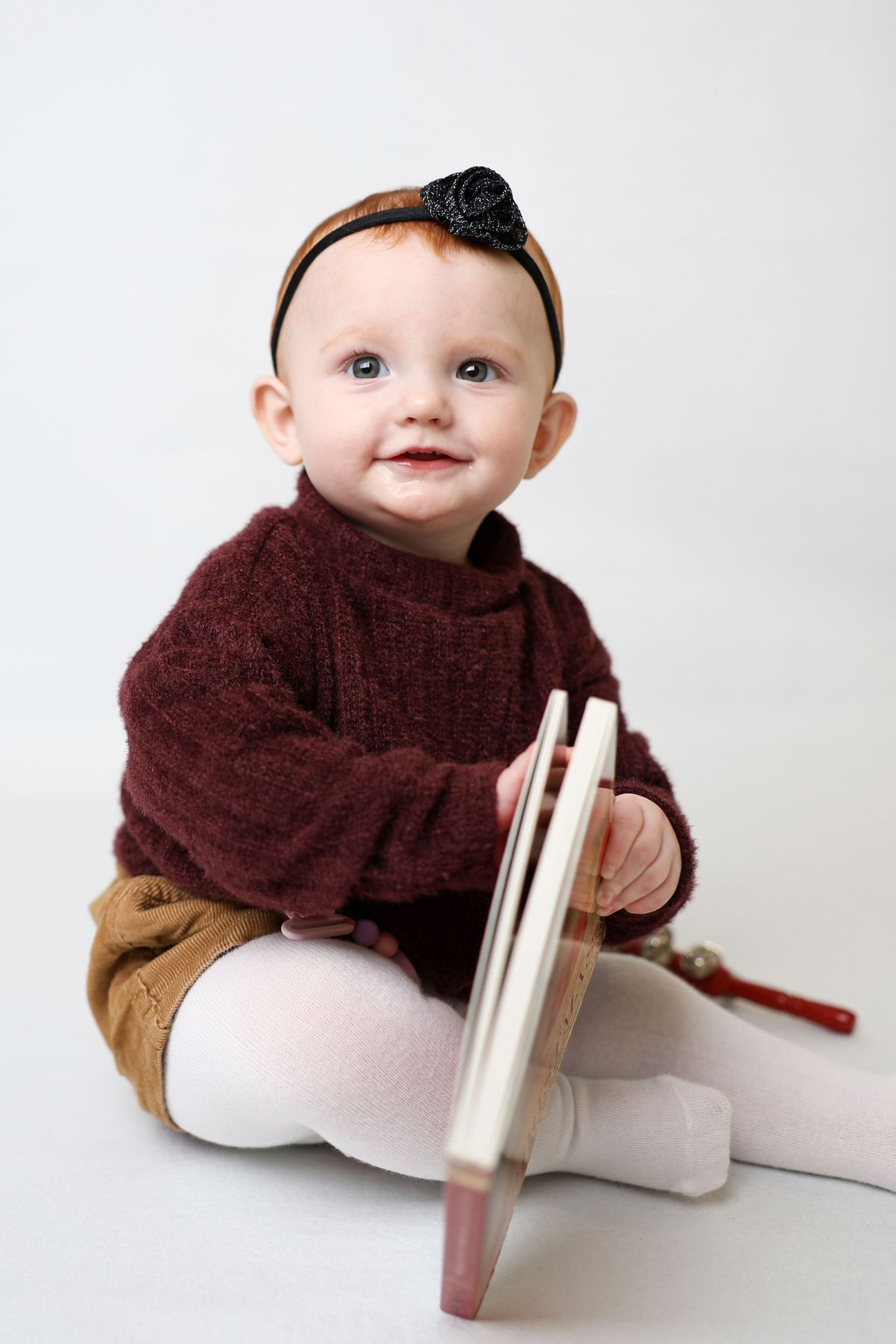 Baby photoshoot Christmas Mini Session in New Philadelphia, Ohio.